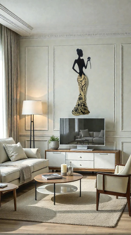 Decoración mujer vestido