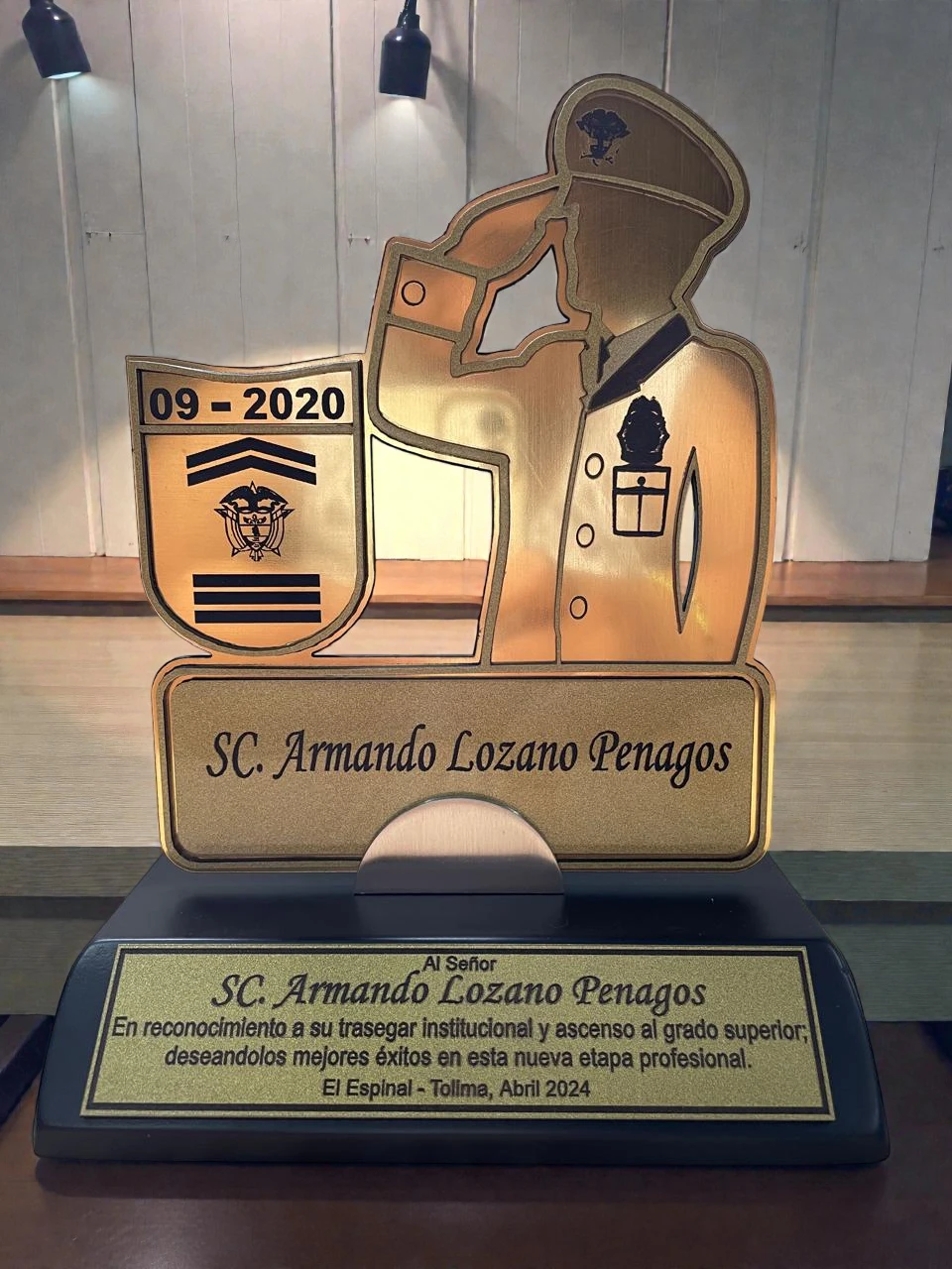 Reconocimiento policía