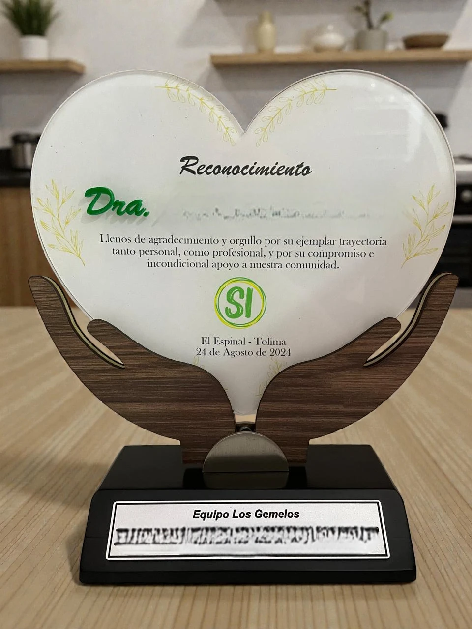 Reconocimiento corazón