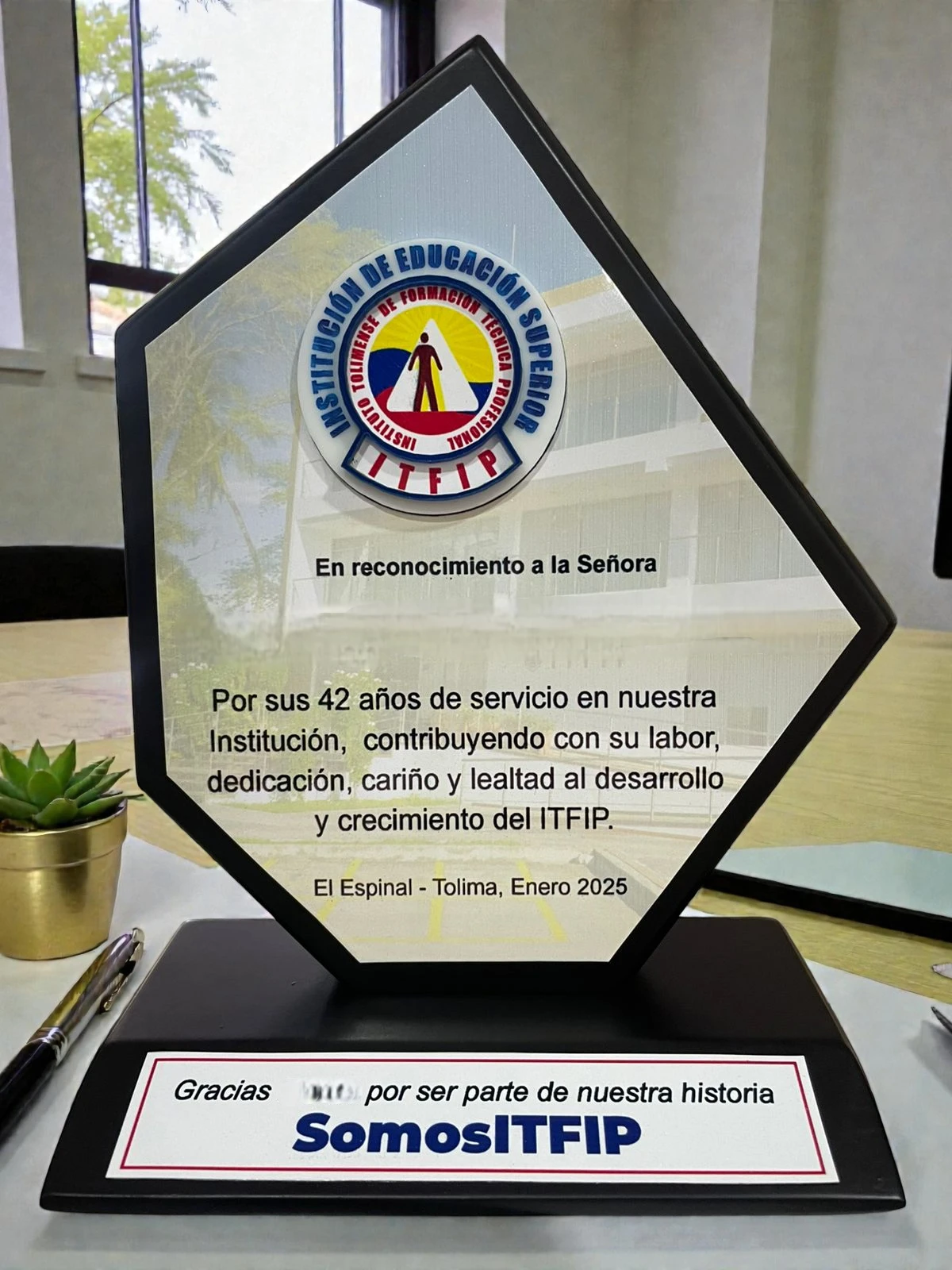 Placa velero sublimada