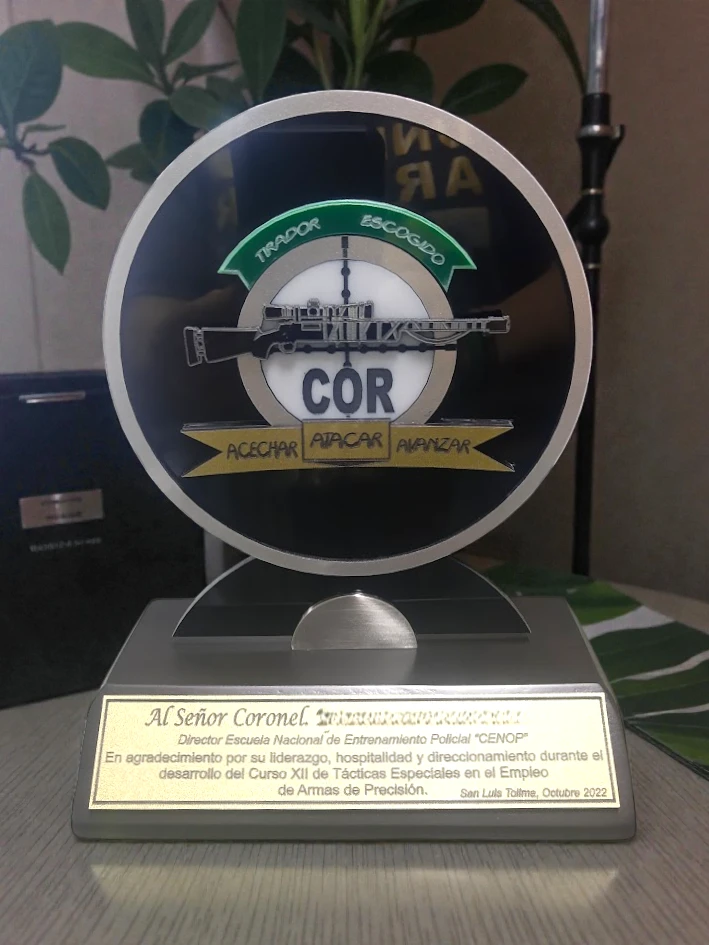 Reconocimiento base madera redonda